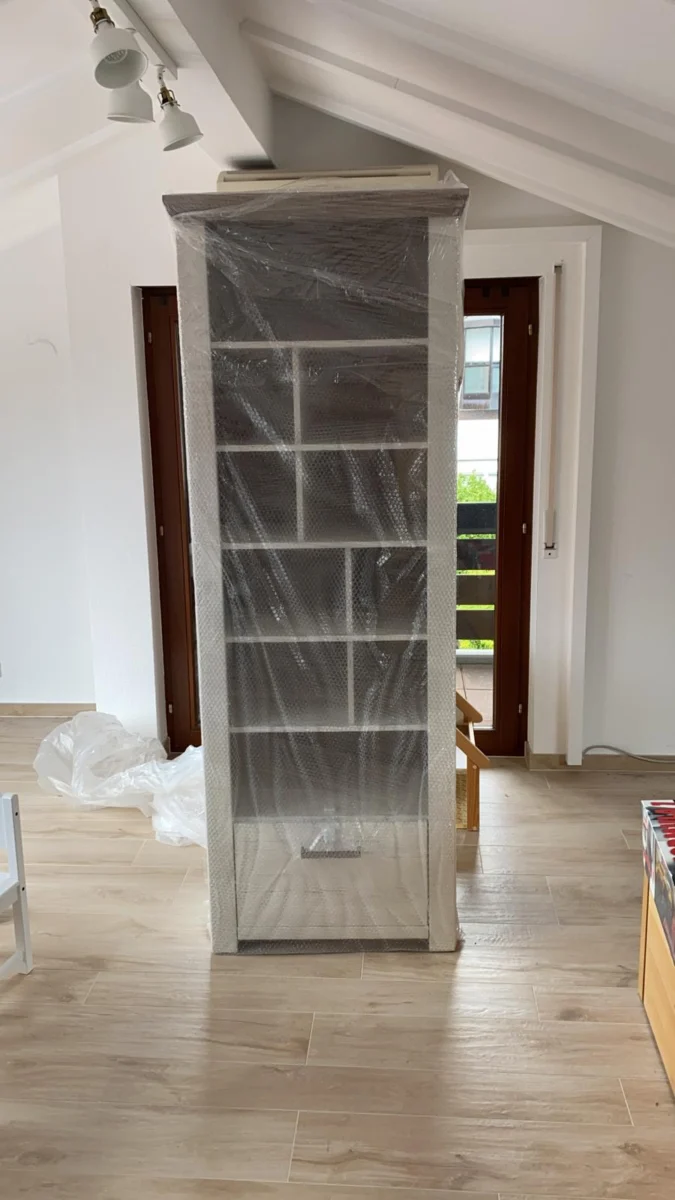 Leergeräumte und besenrein übergebene Wohnung nach der Entrümpelung in Karlsruhe