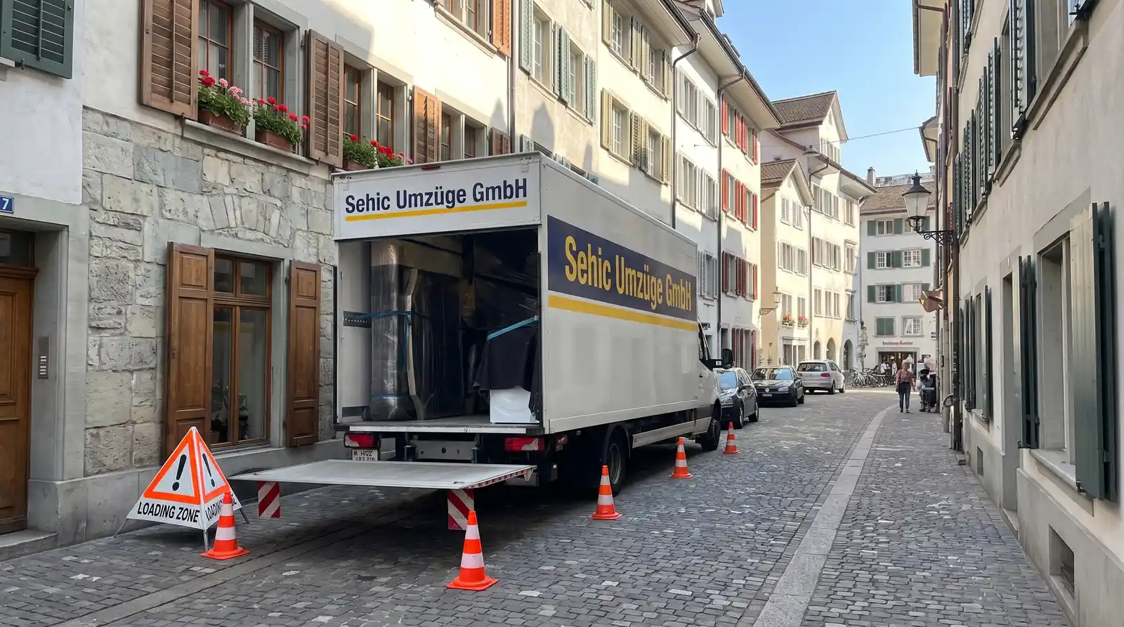 Halteverbotszone in der Zürcher Altstadt