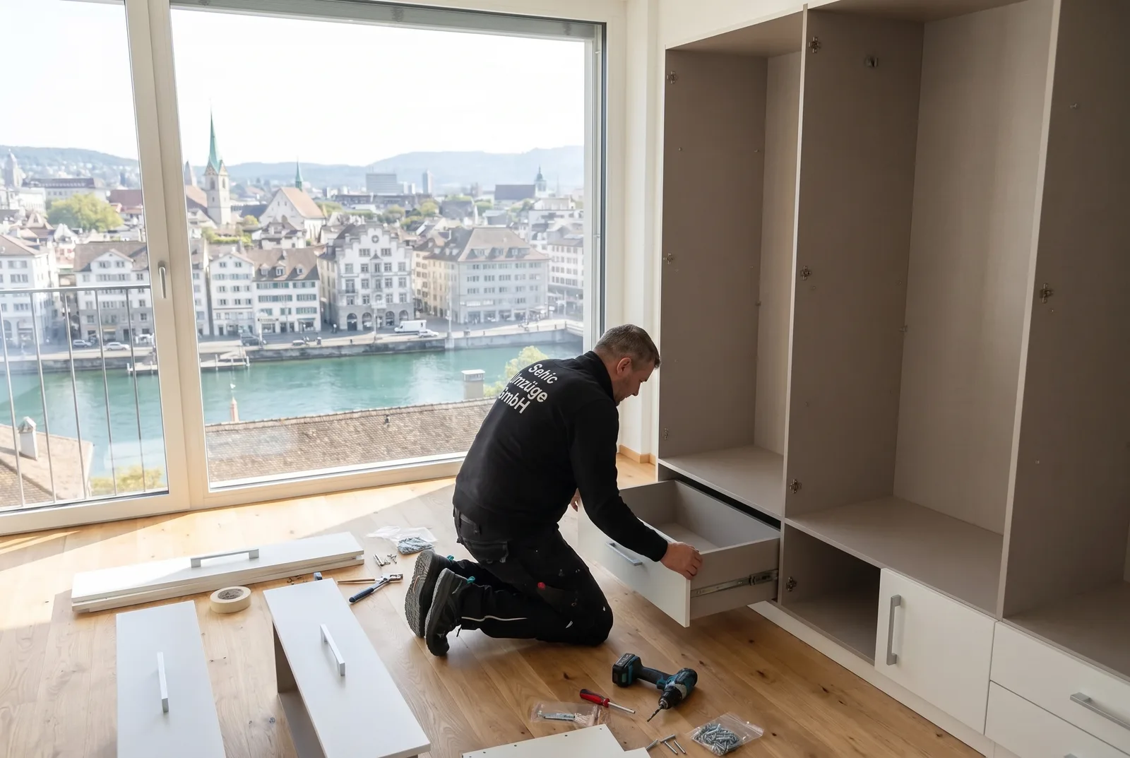 Möbelmontage in der neuen Wohnung